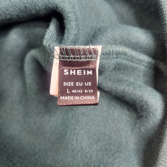 SHEIN Skeleton Hands Drawstring Thermal Lined Hoodie Large NWT - Picture 5 of 7